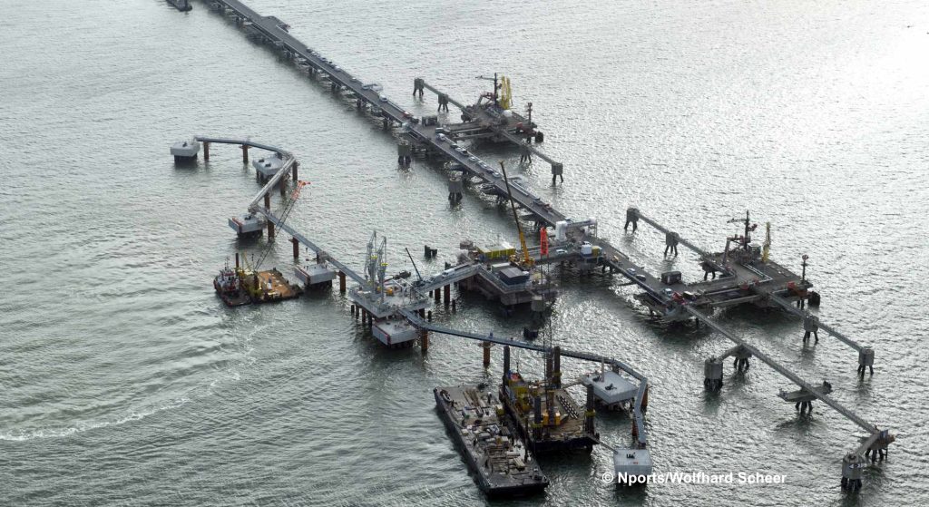 Wilhelmshaven: Fertigstellung der Infrastruktur für den LNG-Anleger